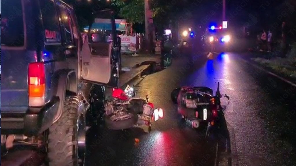 Video Identifican hombre que murió anoche en accidente con motora en