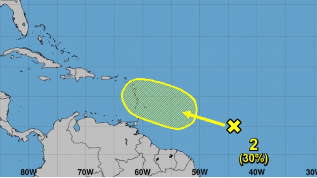  CNH vigila a onda tropical con potencial ciclónico de interés para la isla 