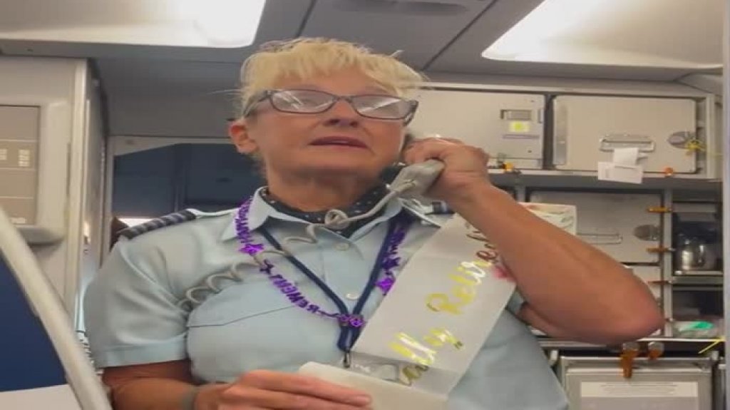  Emotivo video Una piloto se despide en su ultimo viaje que realizó de Orlando hasta Aguadilla 