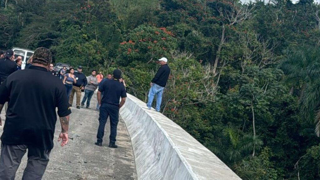  Rescatan a hombre que amenazaba con lanzarse de puente en Caguas 