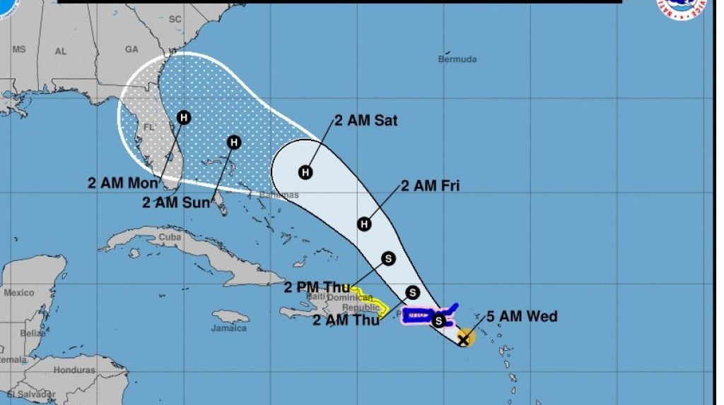  Vigilancia huracán para Vieques y Culebra por Dorian con vientos 60 millas por hora 