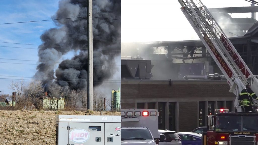  VIDEO: Se produce una gran explosión en una fábrica de metal en Ohio 