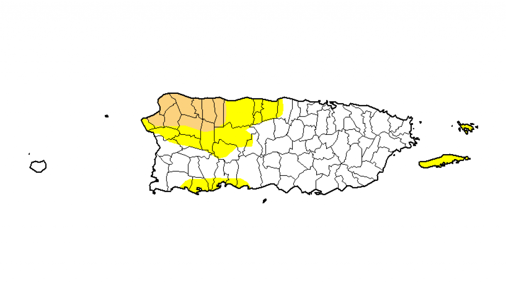  Se reduce el nivel de sequía en Puerto Rico 