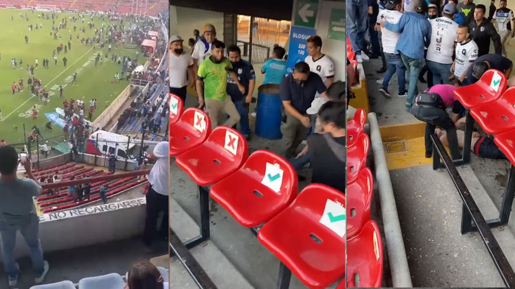  Video: Varios muertos y heridos durante pelea de fanáticos del fútbol 