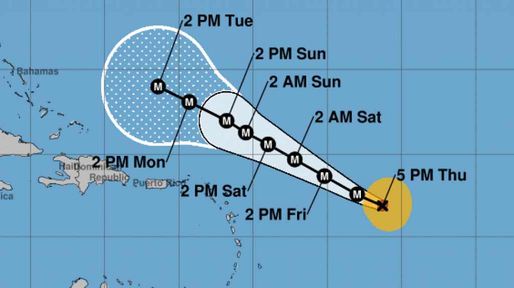 El huracán Lee alcanza categoría 4: Alerta de corrientes peligrosas en el Caribe desde el viernes 