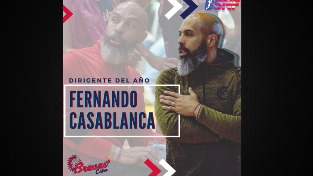  Fernando Casablanca es elegido dirigente del año en el torneo del BSNF 