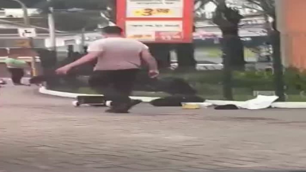  Captan en video momento en que hombre en Brasil mata a otro que amenazó a su hija 