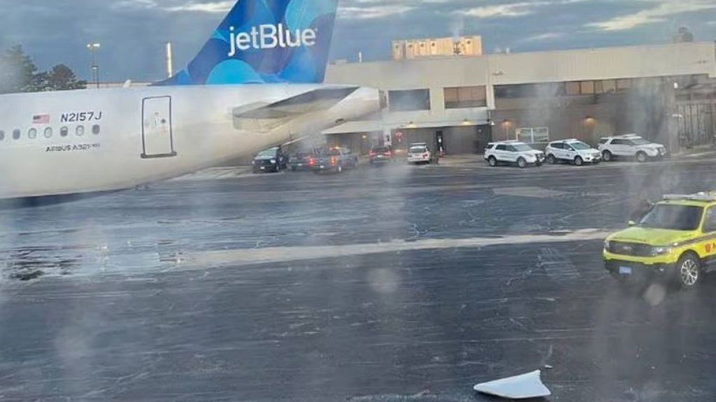  Video: Dos Aviones de JetBlue Colisionan en el Aeropuerto de Logan en Boston 