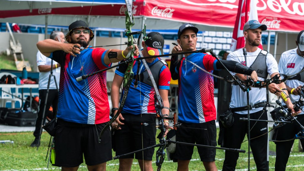  Recurvo masculino por equipos boricua alcanza la final del Archery Cup 