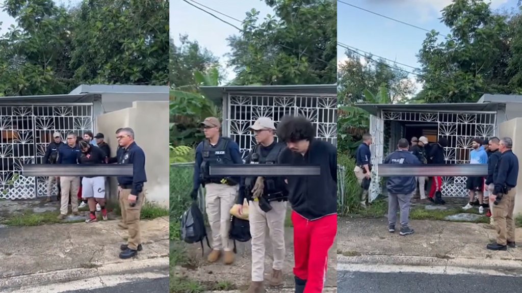 Video del momento en que arrestan a tres prófugos federales en Carolina 