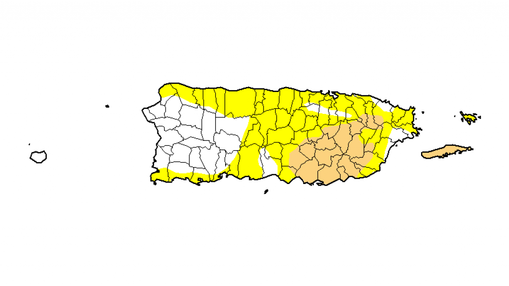  Cerca del 20% de Puerto Rico está bajo sequía moderada 