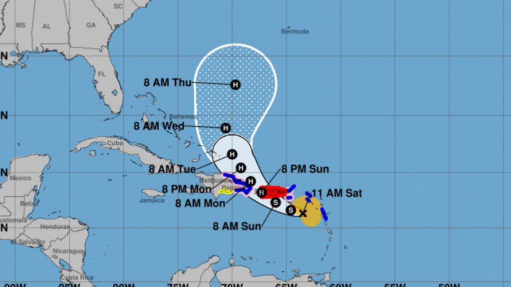  Emiten aviso de huracán para Puerto Rico 