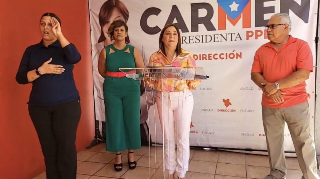  Alcaldesa de Morovis se quita de la carrera para la gobernación y felicita a Jesús Manuel Ortiz 