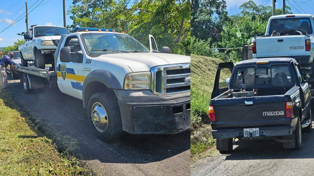  Pillan a dos desmantelando vehículos robados en Utuado 