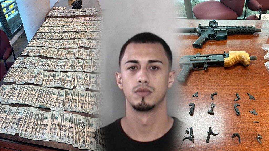  Video: Arrestan a “Vaquerito” con $28mil en efectivo, armas y un vehículo 