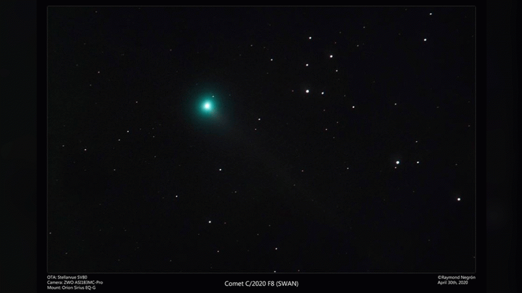  Cometa recién descubierto es visible desde la isla 