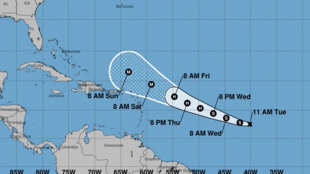 Se forma depresión tropical en el Atlántico Central y podría convertirse en huracán poderoso 