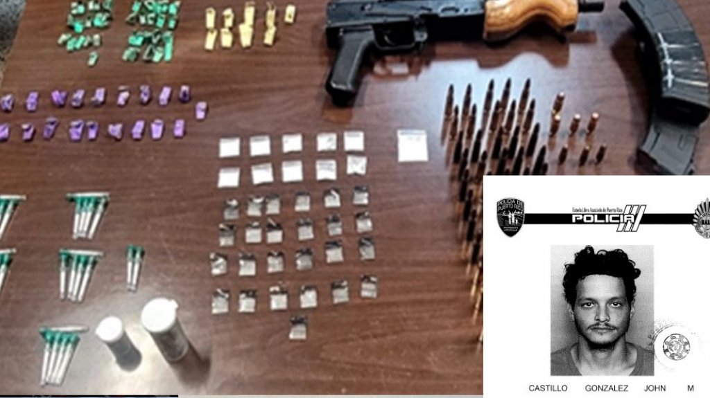  Arrestado en Bayamón con un “Mini-AK” y drogas 