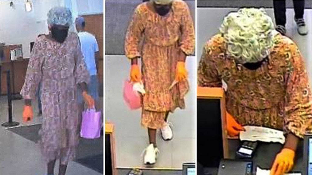  Un hombre en EE.UU. se disfraza de anciana, roba un banco y se da a la fuga 