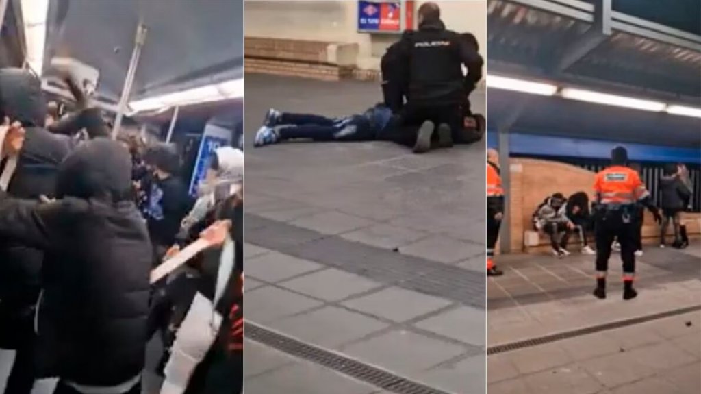  Video: Violenta pelea entre latinos en el Metro de Madrid esta mañana 