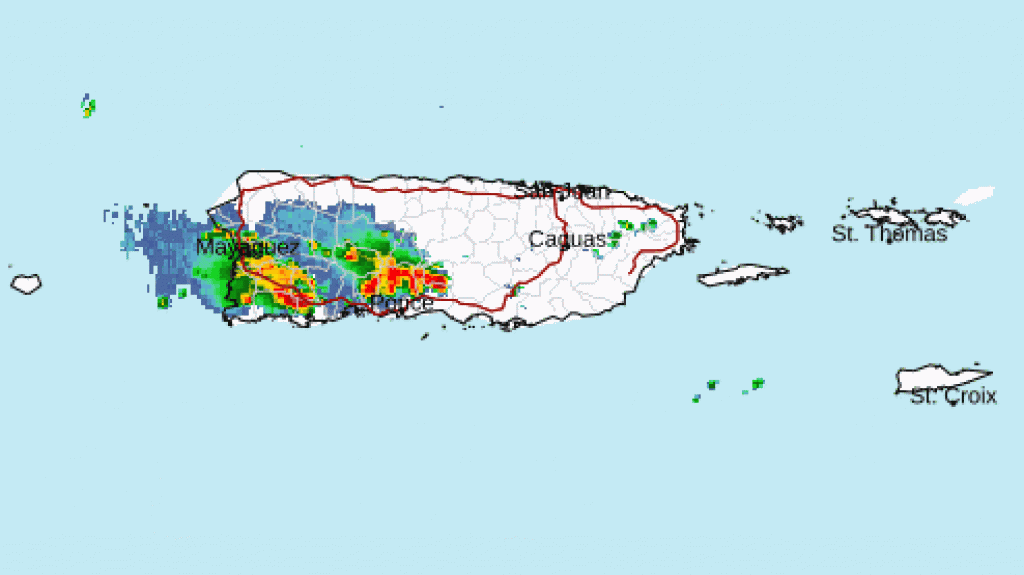  Emiten advertencia de inundaciones para Juana Díaz, Ponce y Villalba 