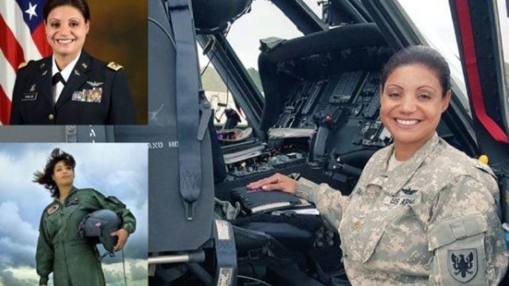  La primera mujer dominicana en volar un helicóptero “Black Hawk” en EEUU siempre conserva la cultura nacional 