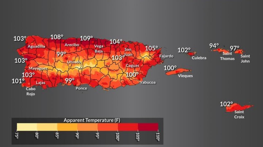  Advertencia de calor para pueblos del norte, centro y oeste 