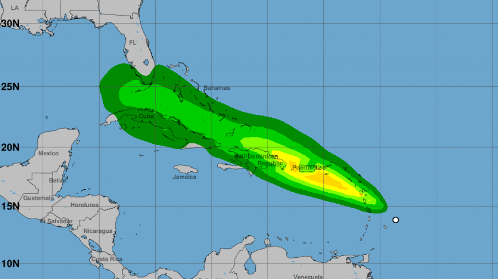  Emiten vigilancia de tormenta tropical para Puerto Rico 