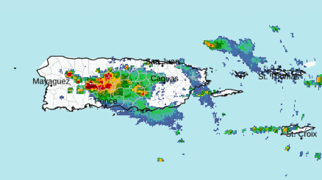  Advertencia de inundaciones para varios municipios de Puerto Rico hasta esta tarde 