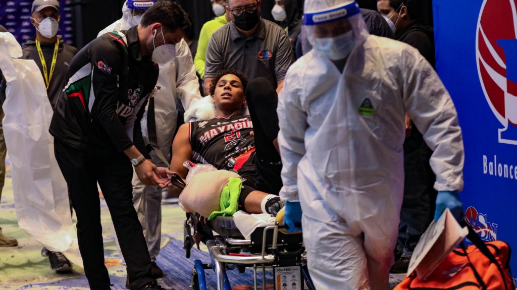  Recuperación de Justin Reyes ante grave lesión en el tabloncillo en la burbuja del BSN 