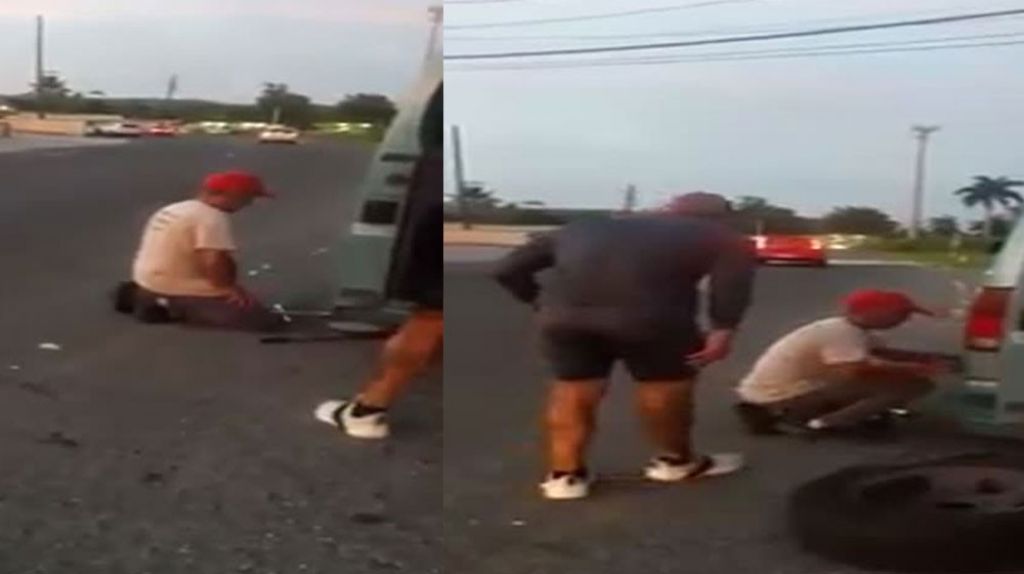  Video: Momento en que boxeador Miguel Cotto ayuda a un ciudadano con problemas en su vehículo 
