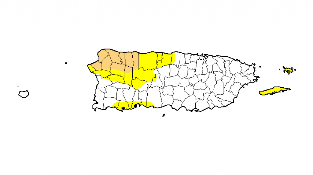  Se mantiene estable el nivel de sequía en Puerto Rico 
