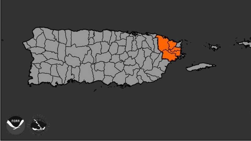  Advertencia de inundaciones para municipios del este de la isla 
