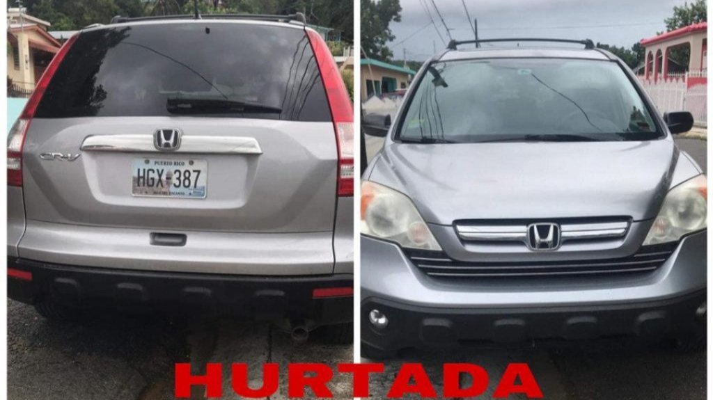  Buscan Honda CRV Hurtada en Peñuelas mediante Carjacking 