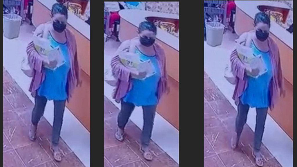  Policía publica video de una doñita sospechosa de robo en Aibonito 