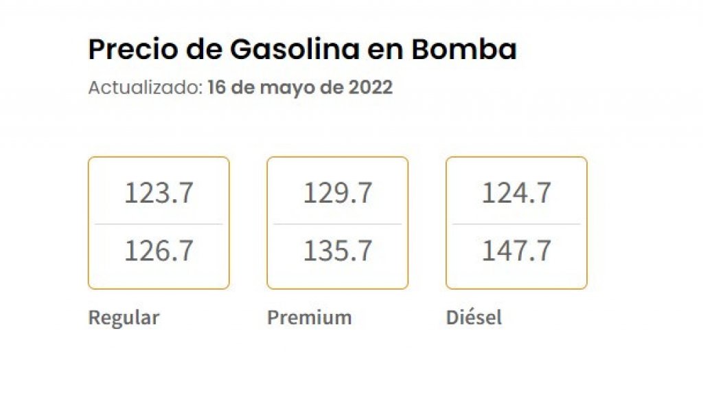  DACO publica los precios máximos de gasolina por marca 16 mayo 