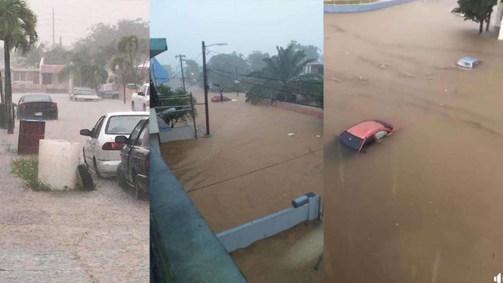  Video: vehículos en Arecibo quedan bajo el agua luego de fuerte lluvias 
