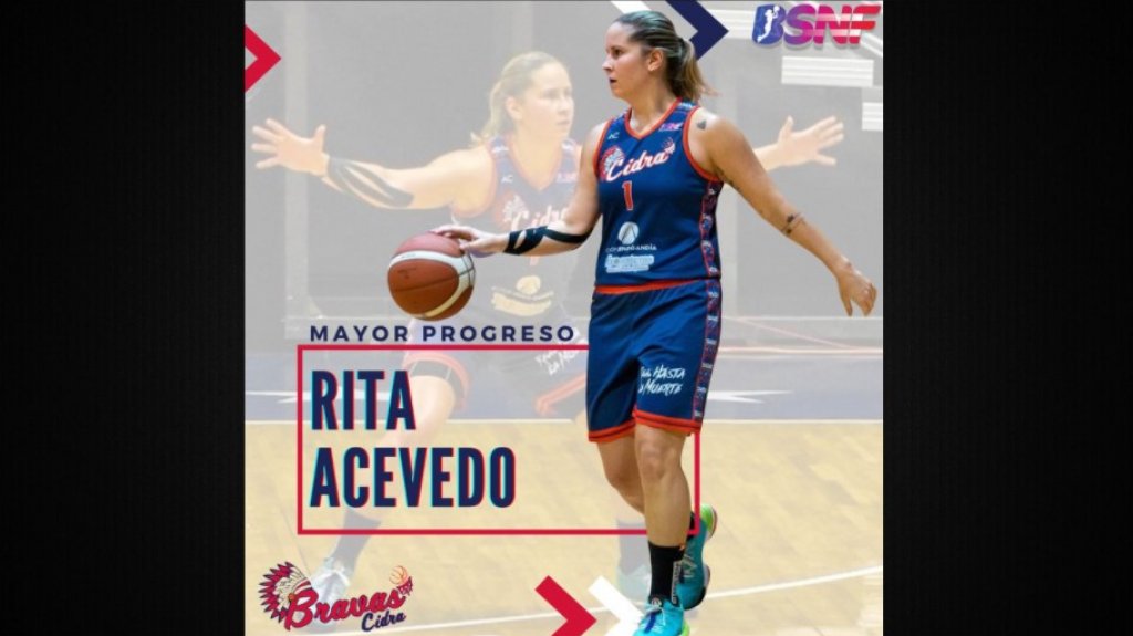  Reconocen a Rita Acevedo como la jugadora de mayor progreso 