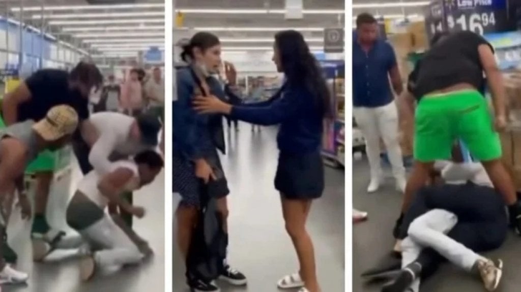  Video: Intentó violar a una mujer en un supermercado y los clientes lo evitaron 