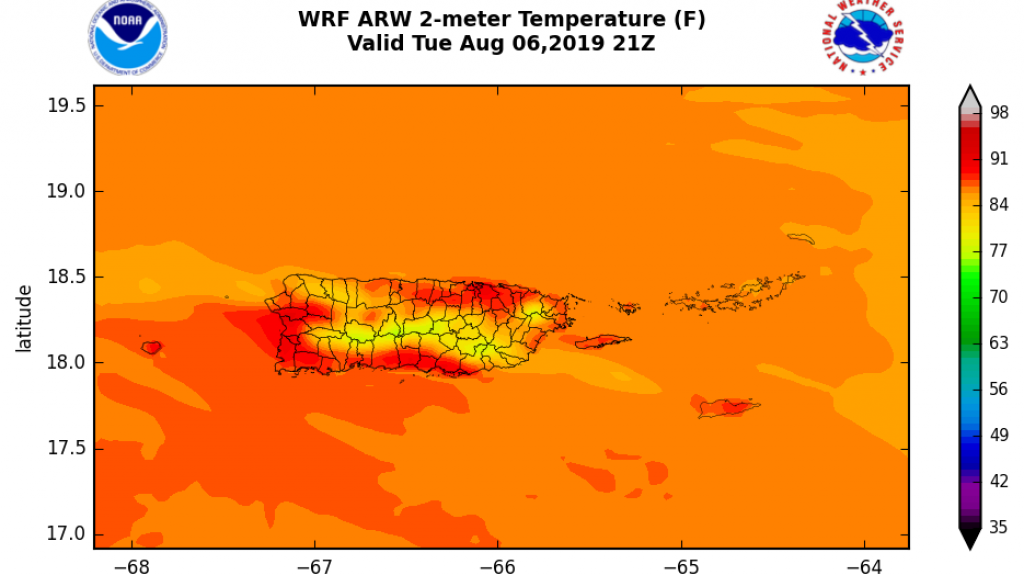  Temperaturas calurosas, mientras pasa onda tropical sobre las aguas del mar Caribe 