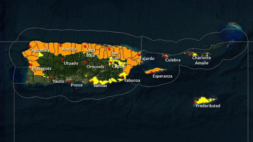  Advertencia de calor extremo en zonas urbanas y costeras de Puerto Rico 