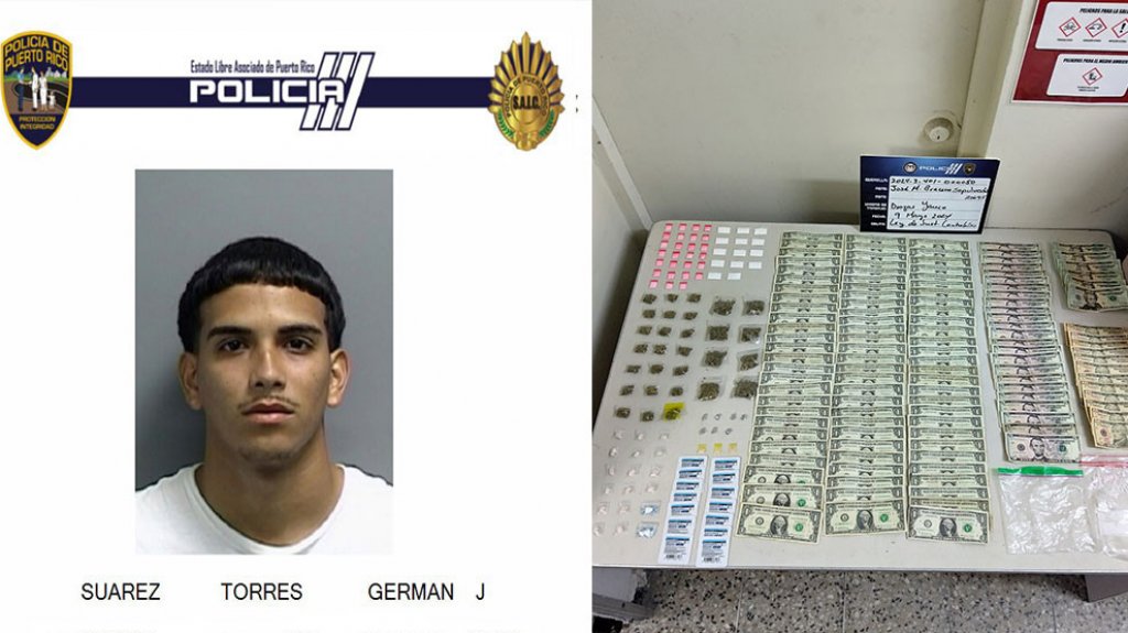  Arrestado con drogas en caserio de Yauco 