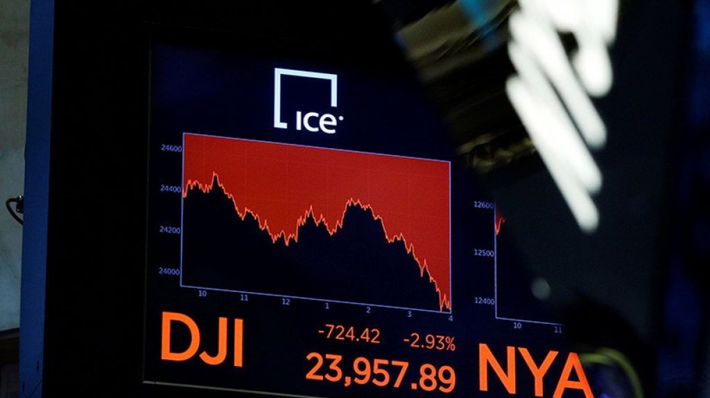  El Dow Jones cae 700 puntos en medio del temor a una guerra comercial 