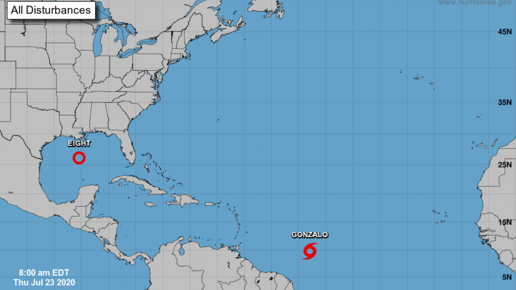  Sin cambios significativos la ruta de Gonzalo, mientras surge un nuevo ciclón tropical 