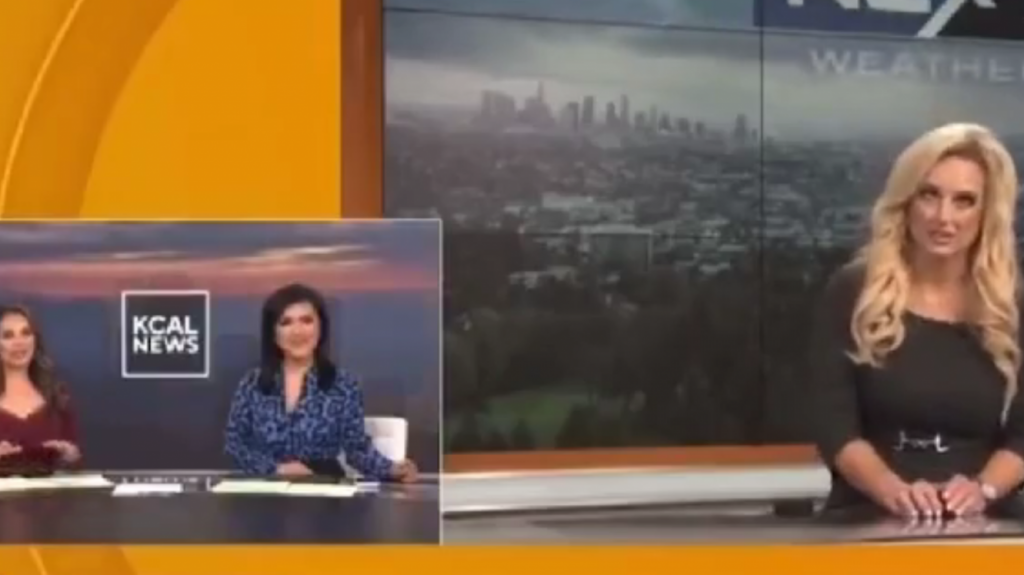  Video: Momento cuando la meteoróloga de noticias se desmayó en transmisión en vivo 