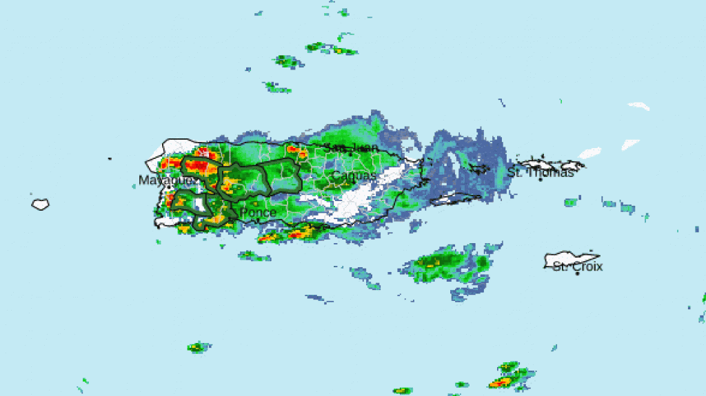  Aviso de inundaciones para Cabo Rojo, Hormigueros y Mayagüez 