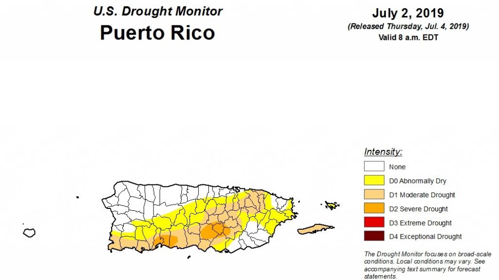  Declaran sequía severa para municipios del sur e interior-sur del la Isla 