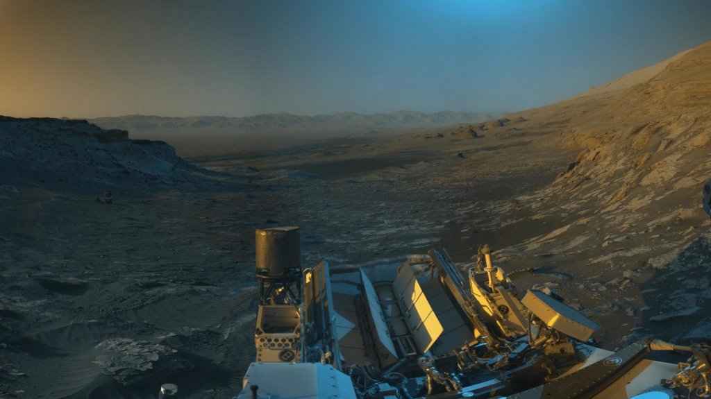  La NASA comparte desde Marte una postal hecha por su róver Curiosity 