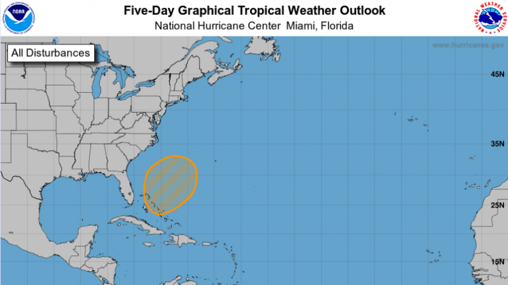  Vigilan posible formación de baja presión al noreste de Bahamas 