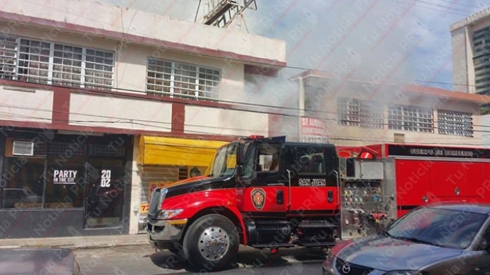 Incendio en complejo de apartamento en Santurce 